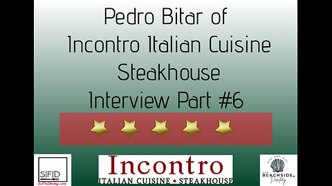 Who’s at The Chef’s Table with Chef Dan? Chef Dan Welcomes Pedro Bitar to The Chef's Table! Part VI