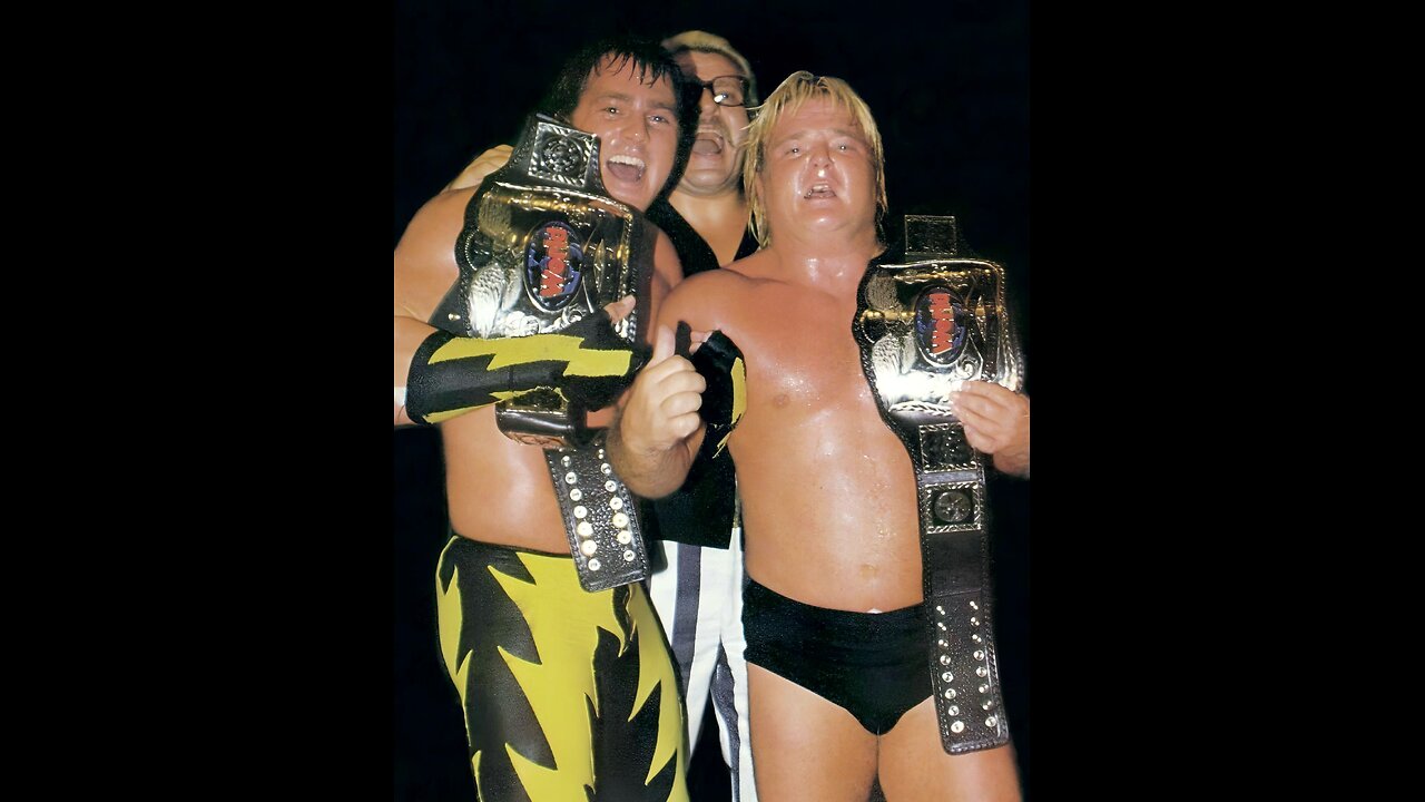 Dream Team of Brutus beefcake & Greg valentine vs The British Bulldogs-Tag Team Titles 01 27 1986