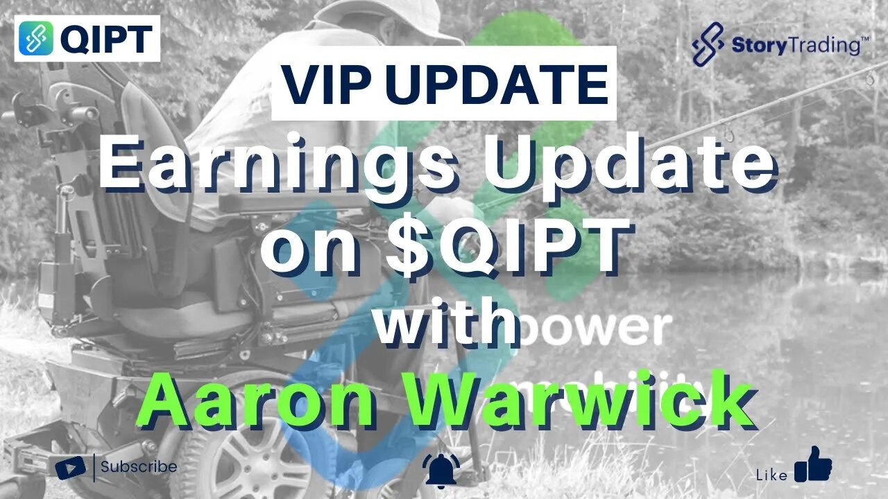 Earnings Update on $QIPT with Aaron Warwick | StoryTrading