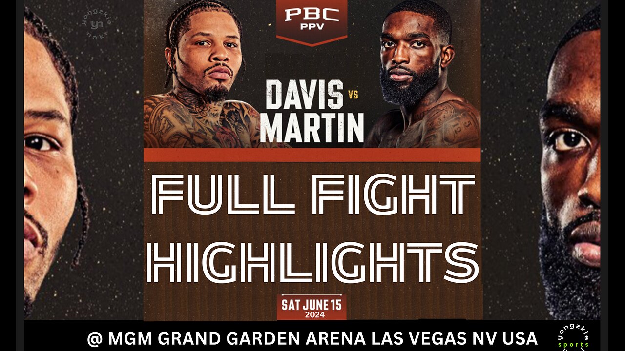 Gervonta "Tank" Davis Vs Frank "The Ghost" Martin l Full Fight Highlights l June 15, 2024