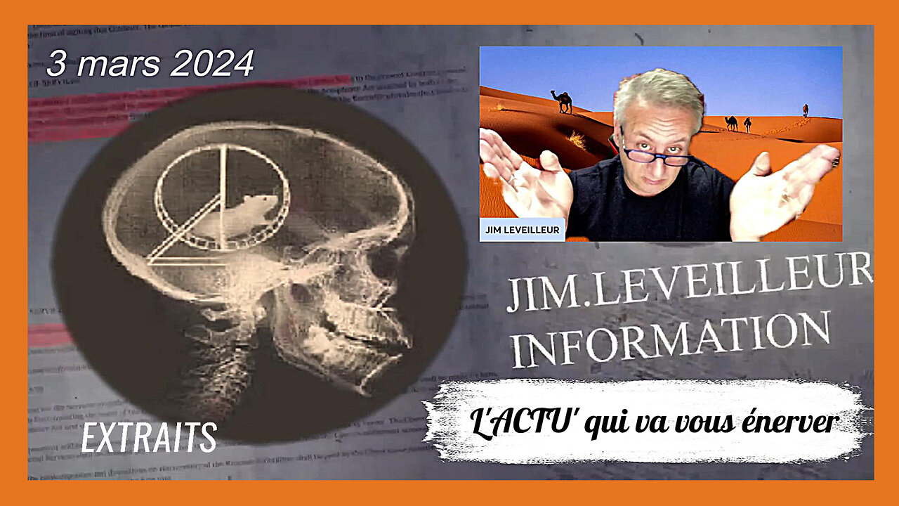 L'ACTU' qui devrait vous énerver... Jim Leveilleur (Hd 1080) Remix