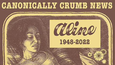 CC NEWS Aline Kominsky-Crumb 1948 - 2022