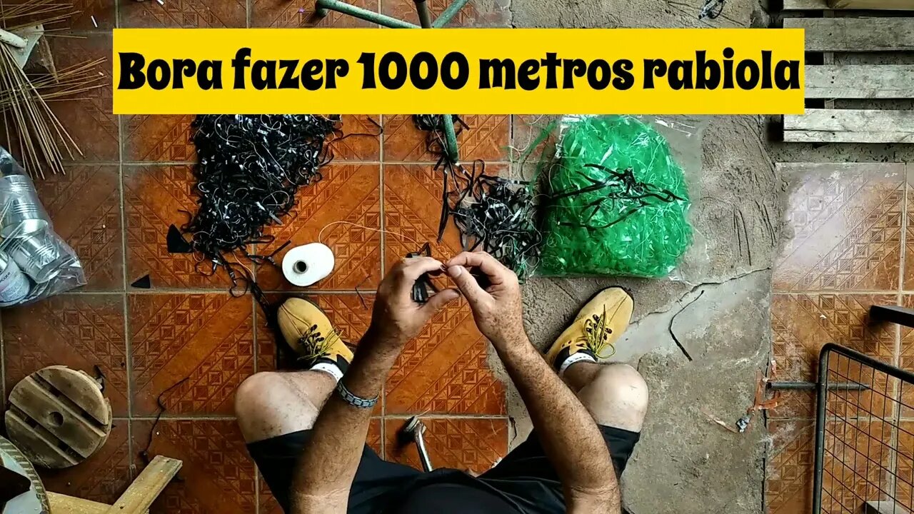 Fazendo Rabiola para os pipas Malvadão. 1000 metros de rabiola.