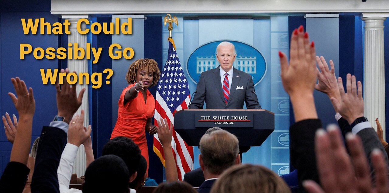 Biden Makes First Ever WH Briefing Room Appearance