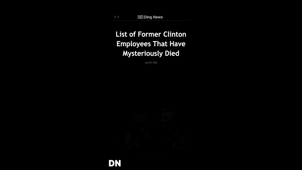 Top 10 dead Clinton employees