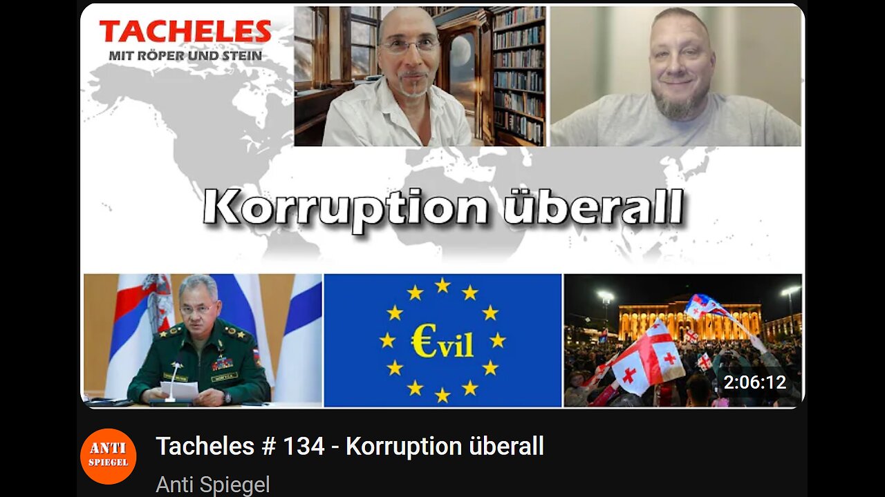 May 17, 2024T..🇩🇪 🇦🇹 🇨🇭..NUOVISO🎇....👉🇪🇺 RÖPER & STEIN ...Tacheles #134👈🗽-->Korruption überall