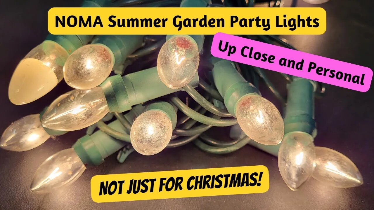 NOMA Summer Garden Party Lights - Up Close and Personal - Ep: 18