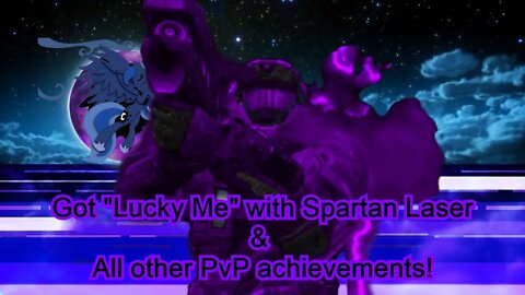 Won "Lucky Me" achievement with Spartan Laser!!! / Spartan Fire Fight