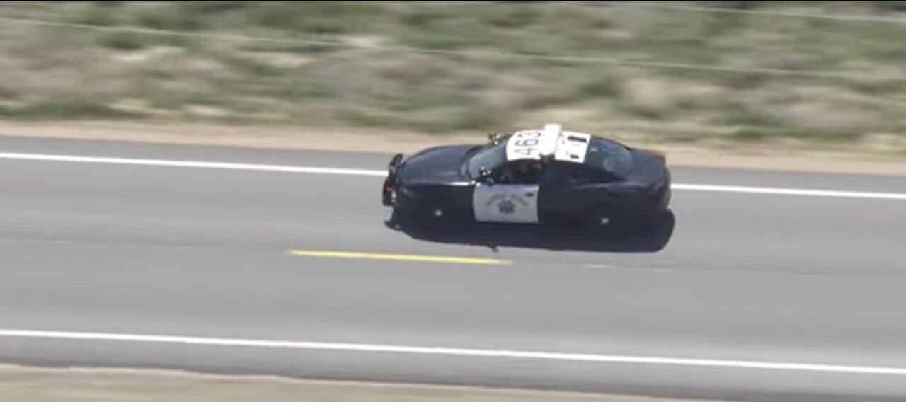 LIVE NOW Police chase: CHP in pursuit of stolen police cruiser