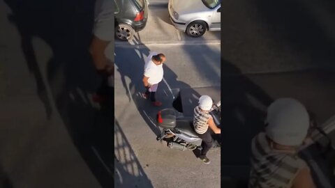 Man cover the hole with heavy weight iron sheet || I Love Malta