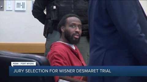 Jury selection for Wisner Desmaret trial in Fort Myers