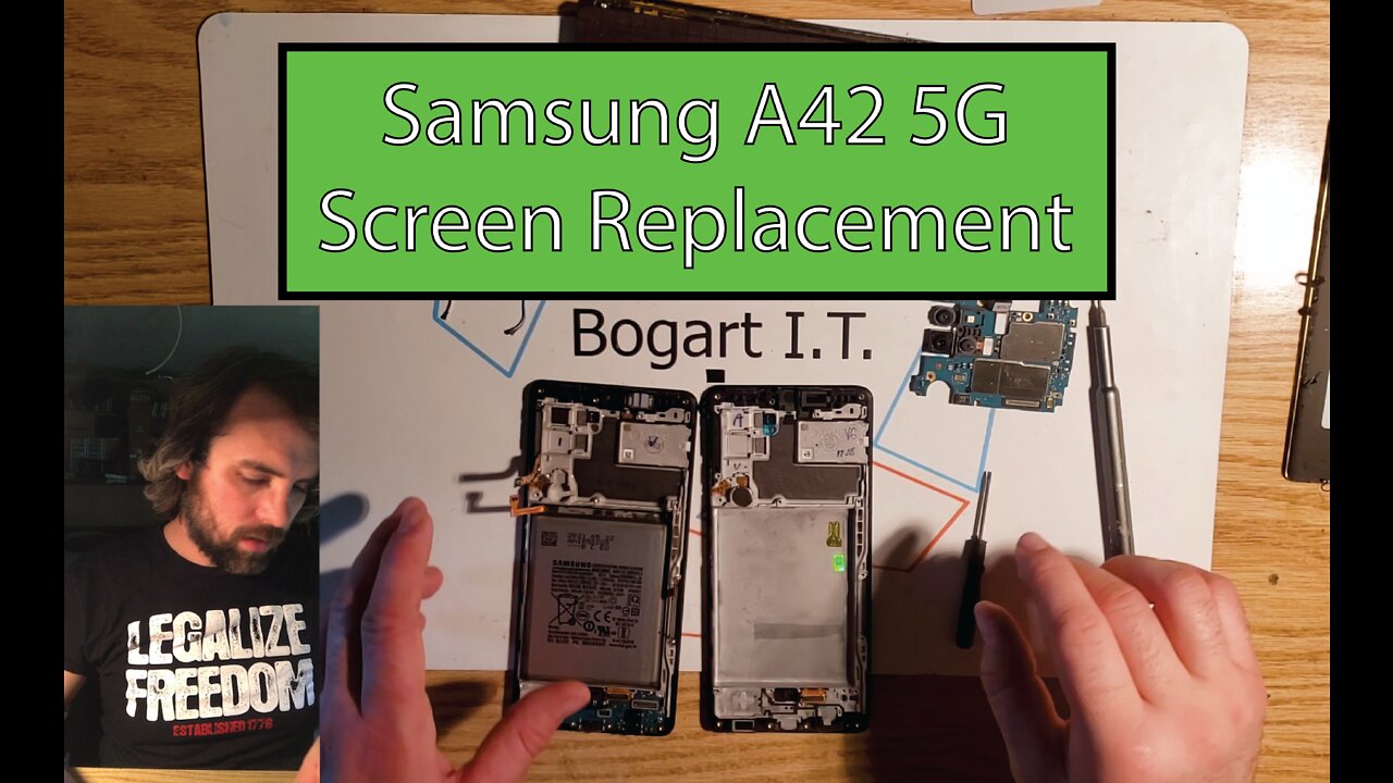 Samsung Galaxy A42 5G in for a Screen Repair 📱 - Bogart IT