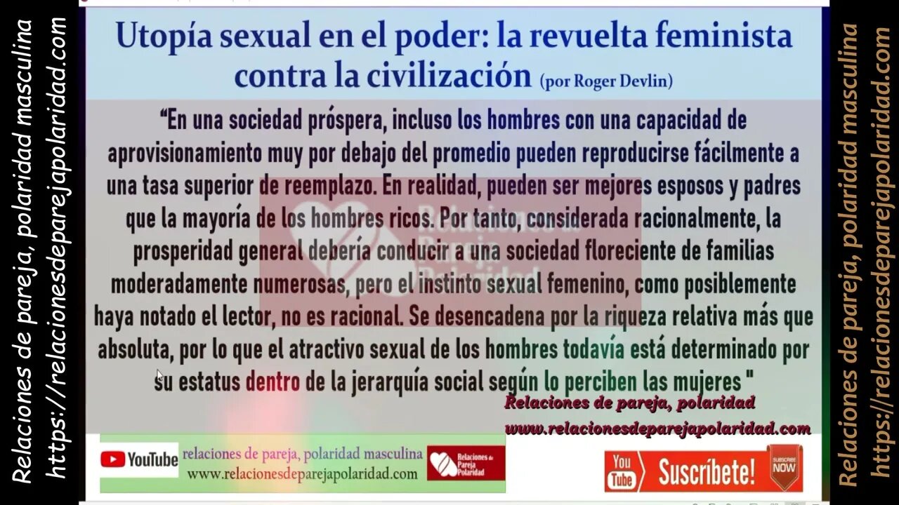 Utopía sexual en el poder la revuelta feminista contra la civilización por Roger Devlin mejorado