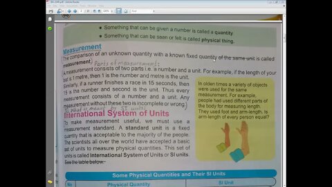 PHYSICS Class 8th Lecture#1 UNIT#8 Physical Quantities, Measurement