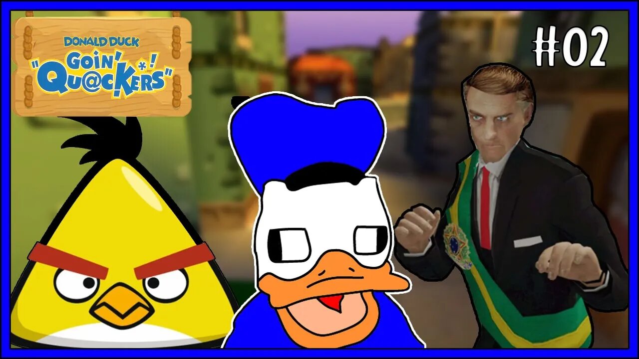 GUINCHO DE UM BRAÇO SÓ 💪 - Donald Duck - Goin' Quackers (PS1) #02