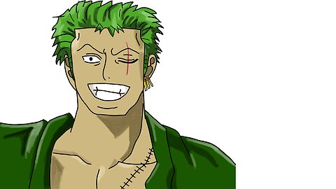 Step by Step Drawing Zoro | One Piece Digital art