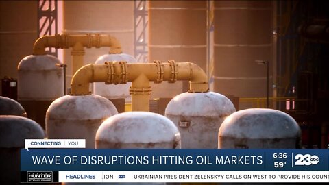 Disruptions hitting oil market