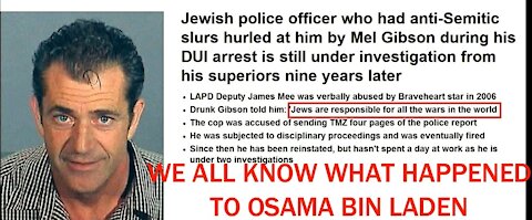 Israel its an Holy Land or an cursed land? Mel Gibson, Bin Laden,! Zionists-Jews?