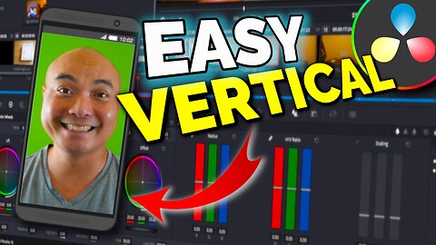 EASY Vertical Videos With Davinci Resolve! (Davinci Resolve Tutorials)