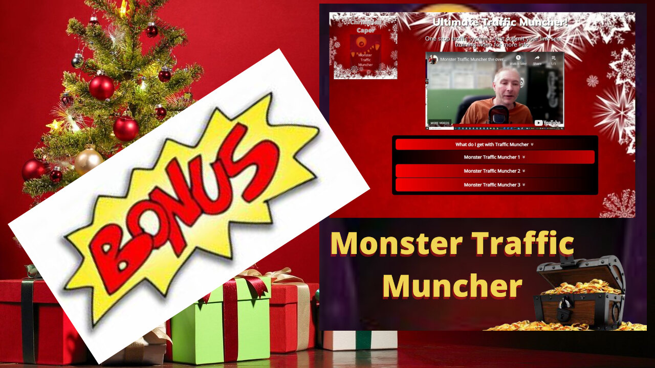 Christmas Caper's "Monster Traffic Muncher" email growth better leads