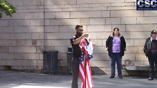 Seattle Washington #MarchAgainstSharia Leader Has Message For Media