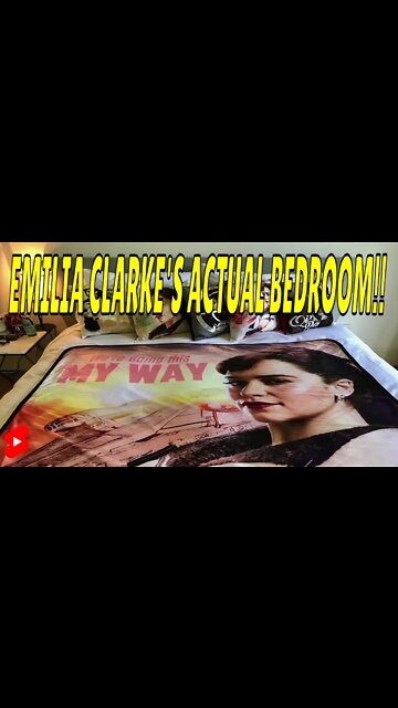 Emilia Clarke's Actual Bedroom #Shorts #YouTubeShorts #ShortsYouTube