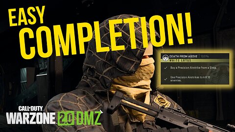 EASY SOLO Death from Above Mission Completion for White Lotus | Call of Duty Warzone 2.0 DMZ