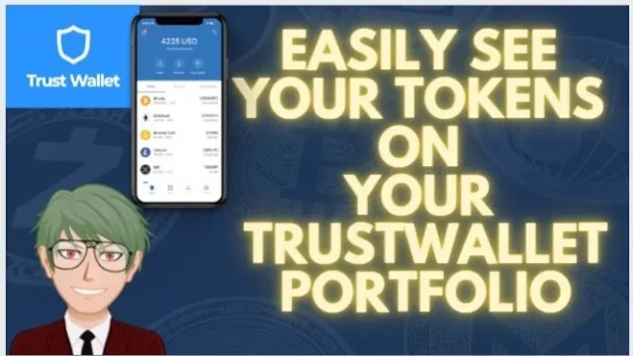 EASILY TRACK YOUR CRYPTO INVESTMENTS TRUSTWALLET AND SEE IT ON YOUR PORTFOLIO #cryptocurrency