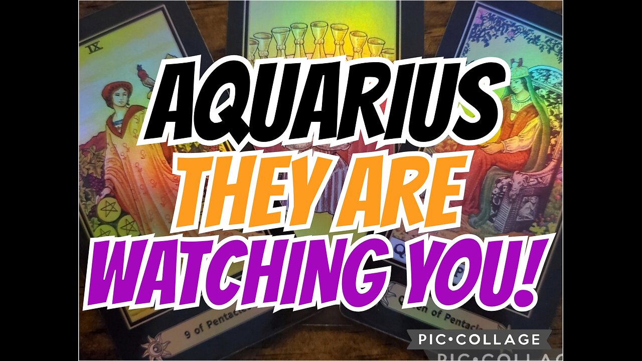 AQUARIUS: 👀THEY ARE WATCHING YOU‼️