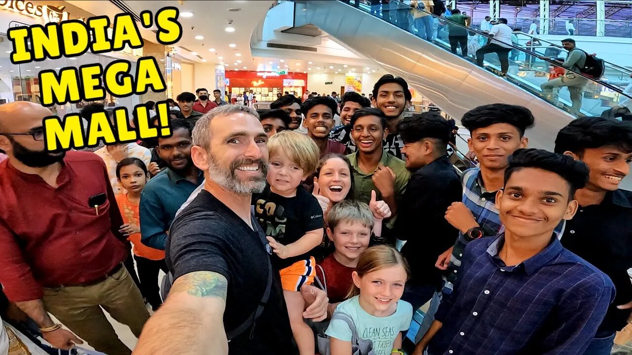 FOREIGNERS visit a MODERN INDIAN MALL 🇮🇳 | LULU MALL in KOCHI, KERALA