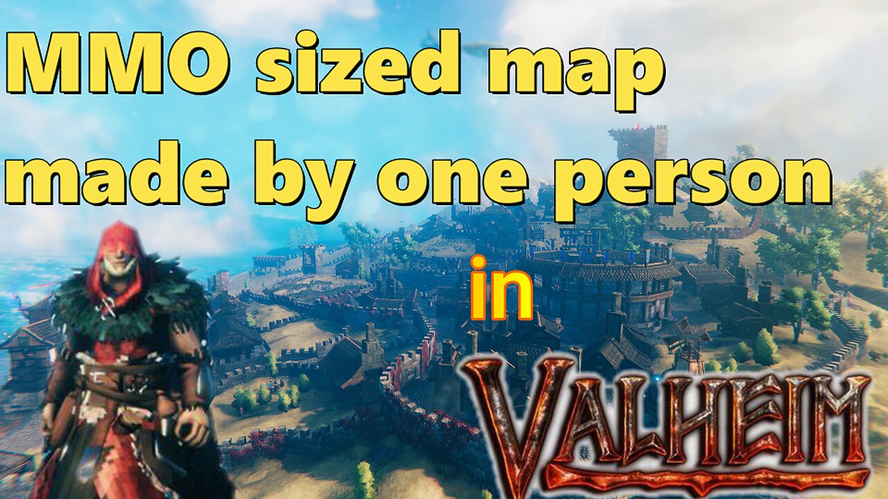 MMO sized map made by one person in Valheim