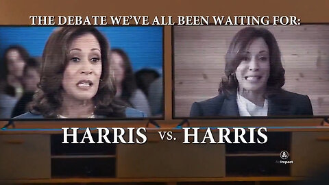 Brutal: Trump Campaign Screens First Debate, And It's 'Kamala Harris vs. Kamala Harris'