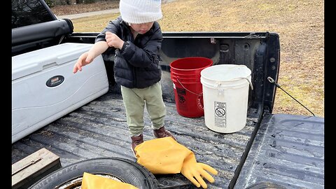 Elver Fishing with Little Man