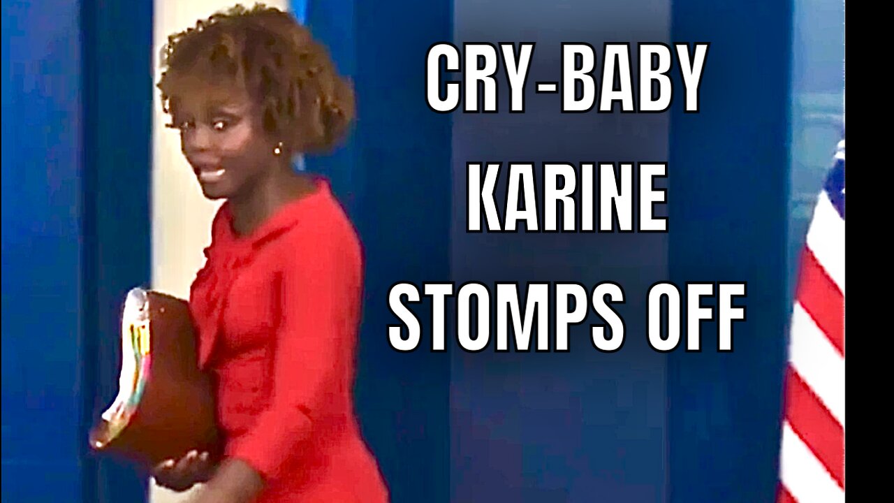 Karine STOMPS OUT of Today’s Briefing after REFUSING to call on Simon Ateba AGAIN!🏃♀️