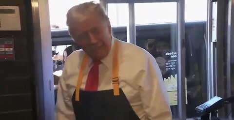 Donald Trump Working the McDonald’s Drive-Thru