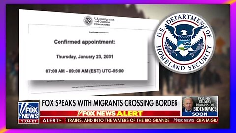 ILLEGAL IMMIGRANT’S COMING INTO THE US ARE RECEIVING CHECK-IN DATES 8 YEARS FROM NOW!