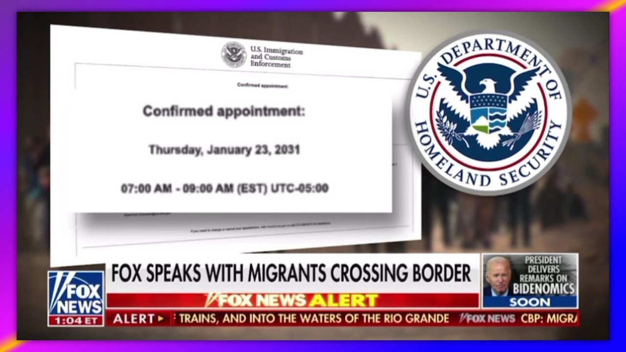 ILLEGAL IMMIGRANT’S COMING INTO THE US ARE RECEIVING CHECK-IN DATES 8 YEARS FROM NOW!