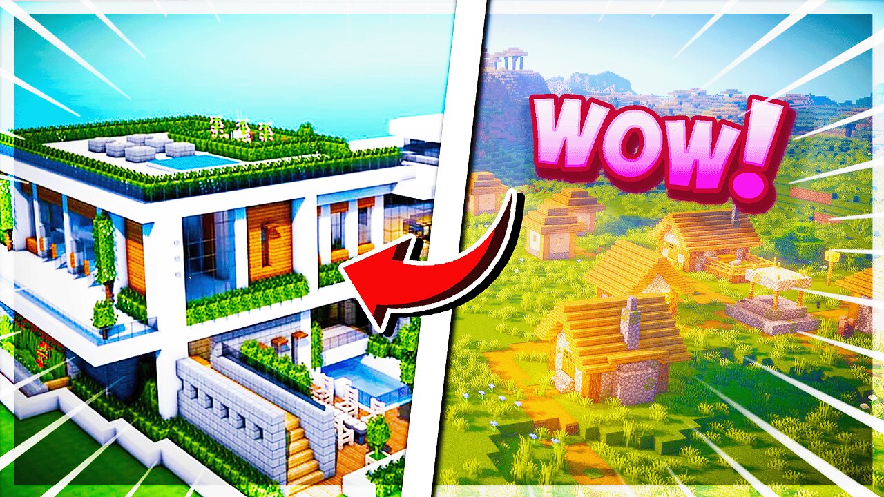 SHOWING OFF THE HOMIES CRIBS ON MY MODDED MINECRAFT SMP!