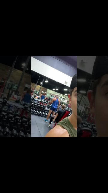 Guy gets thrown across the gym #shorts