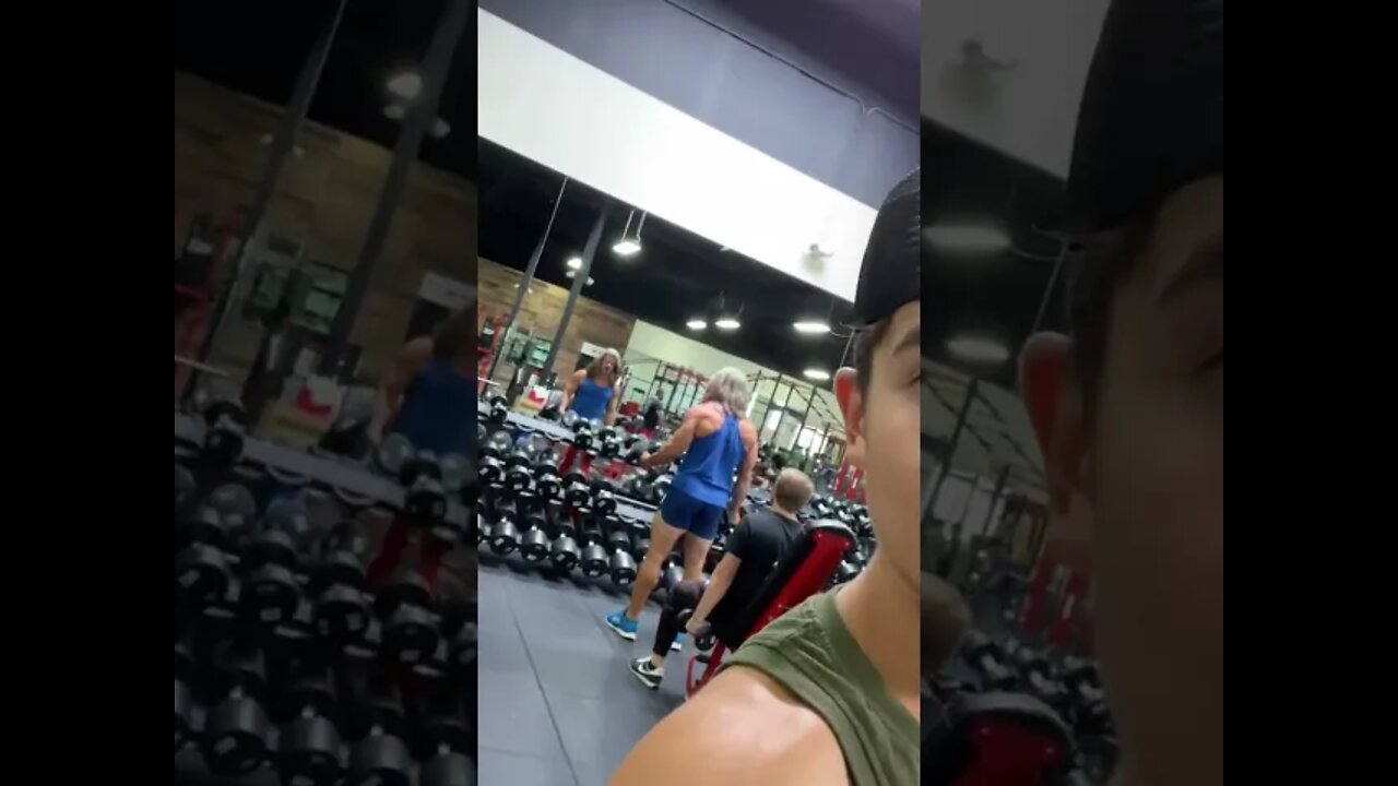 Guy gets thrown across the gym #shorts