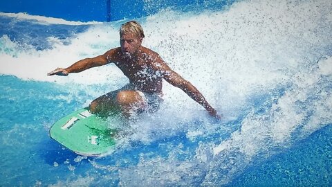 flowrider - Andrew - 19 (turn volume down) at Soak City, Kings Island