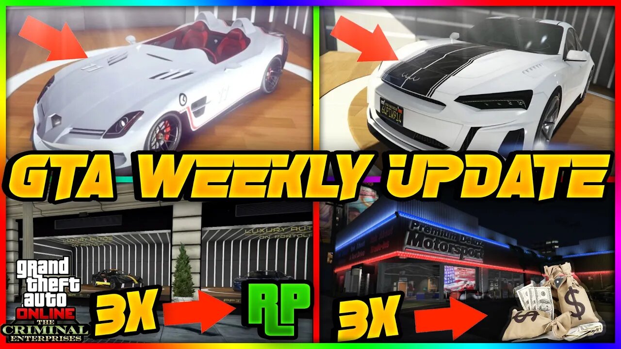 GTA 5 Online Weekly Update l Dealerships Open, Triple $ & RP, Drip-Feed & Much More!