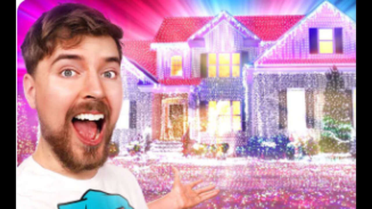 I Put 1,000,000,000 Christmas Lights On A House (World Record)