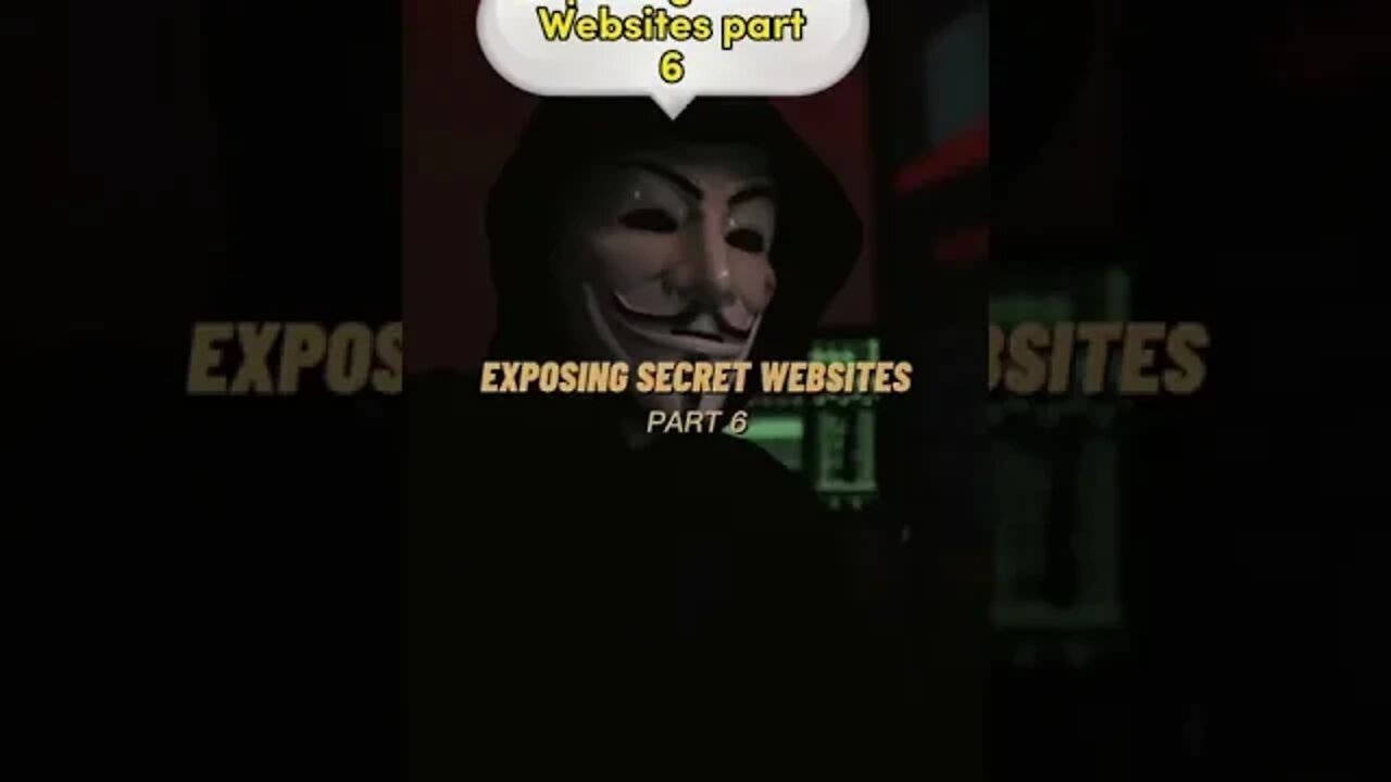 Exposing secret websites part 6#shorts