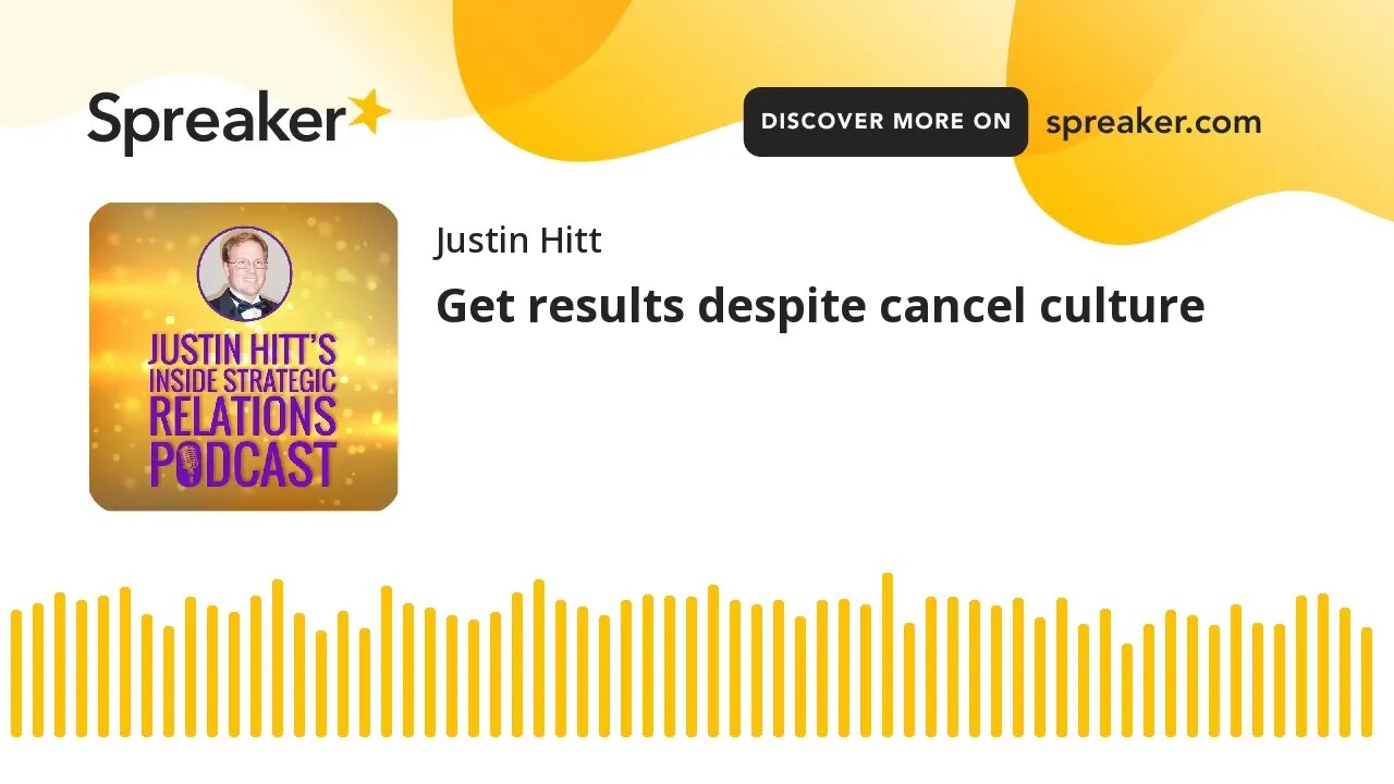 Get results despite cancel culture