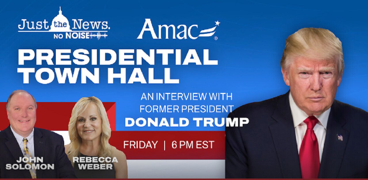 John Solomon and Guest Co-Host Rebecca Weber 2024 Presidential Town Hall Series