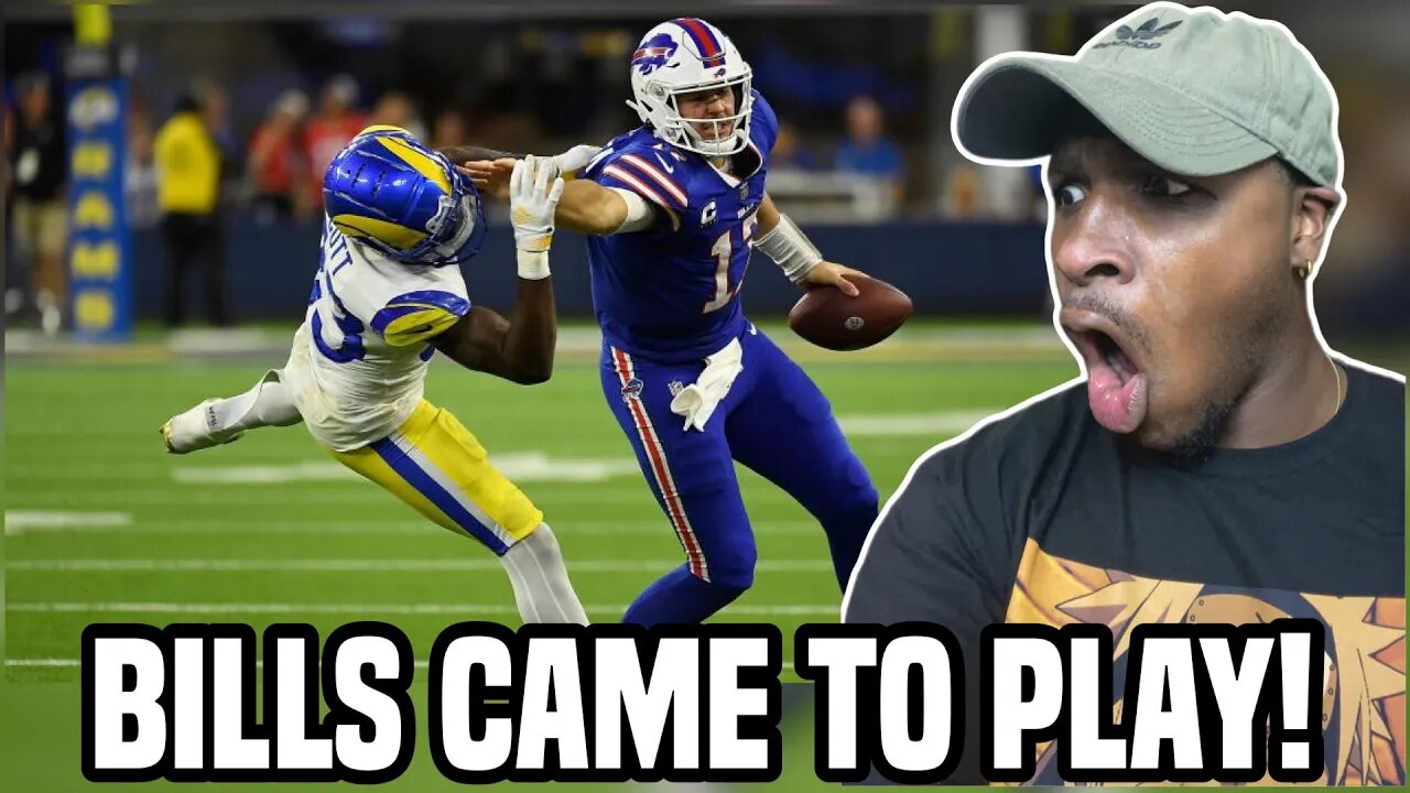 THE NFL IS BACK! Buffalo Bills vs. Los Angeles Rams | Week 1 2022 Game Highlights REACTION