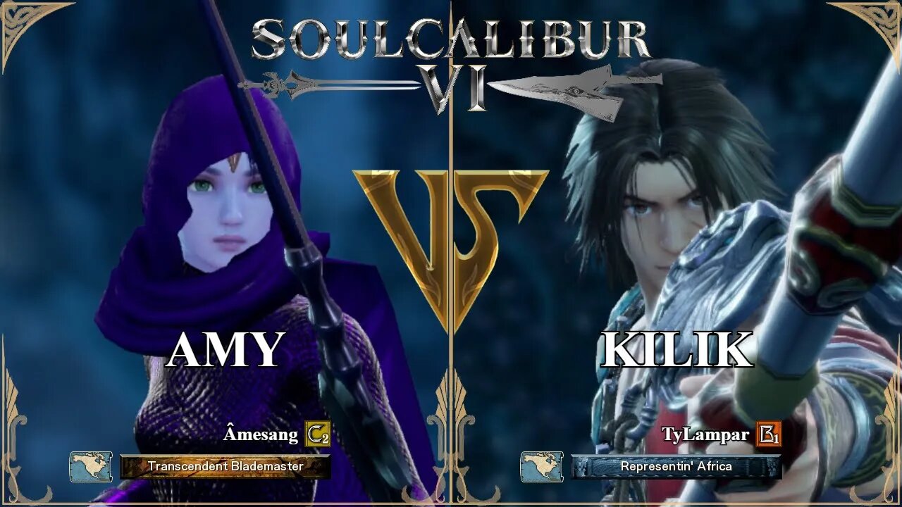 Amy (Âmesang) VS Kilik (TyLampar) (SoulCalibur™ VI: Online)