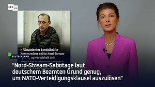 "Die Chronik eines Jahrhundertskandals" – Wagenknecht über Nord-Stream-Enthüllungen