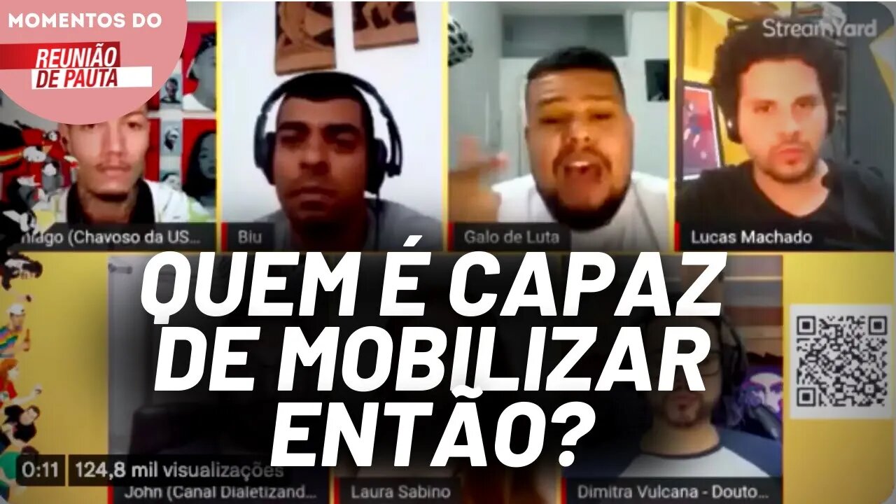 Em live, Paulo Galo afirma que Lula e PT desmobilizam o povo | Momentos do Reunião de Pauta